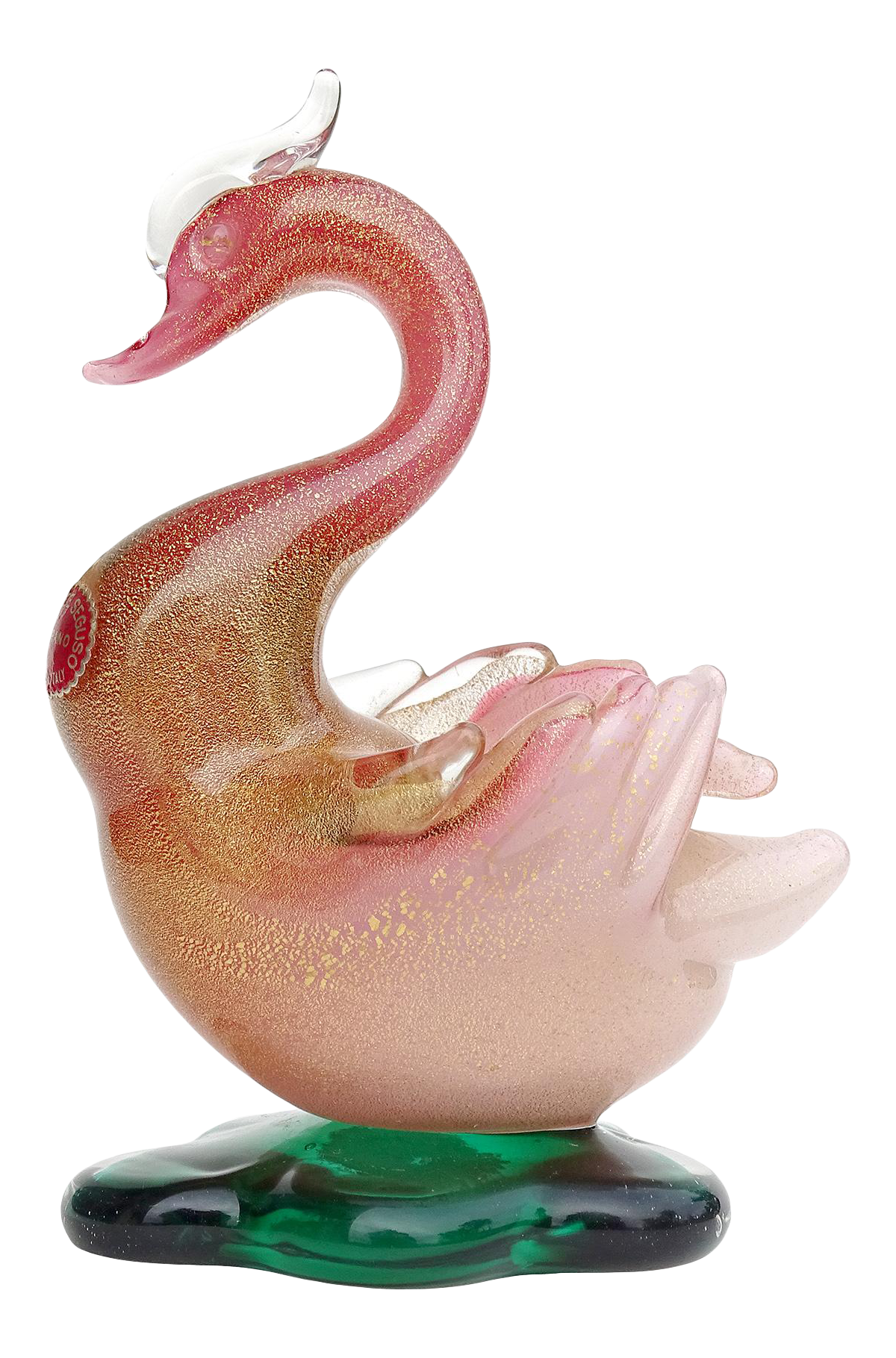 Duck Murano Bird Vintage Venetian Glass Animal Figurine Dark Red /& Yellow Hand Blown Art Glass Sculpture Murano Glass Sculpture